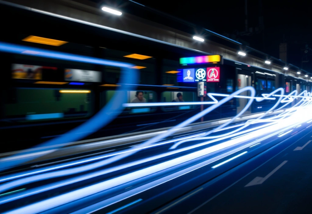 Data speed visualization